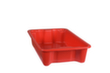 Draaistapelbak, rood, inhoud 18 l