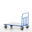 Rollcart Kopwandwagen van buismateriaal, draagvermogen 500 kg, laadvlak lengte x breedte 1200 x 800 mm  S