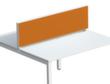 Paperflow Tafelscheidingswand, hoogte x breedte 330 x 1400 mm, wand oranje