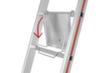 Hymer Inhangtrede voor staande ladder met sporten, 250 mm  S