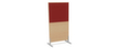 Nowy Styl Scheidingswand E10 van hout met stoffen bekleding, hoogte x breedte 1545 x 800 mm  S