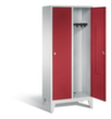 C+P Garderobe Classic met 2 compartimenten en gladde deuren, vakbreedte 400 mm  S