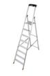 Krause trapladder MONTO® Solido® met bordes met gerstekorrelprofiel, 8 treden met profiel