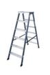 Krause Geëloxeerde dubbele ladder MONTO® SePro D®, 2 x 6 treden met antislipprofiel  S