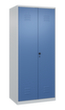 C+P Locker met zitbank Classic Plus voor scheiding van kleding, vakbreedte 400 mm