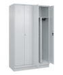 C+P Locker met zitbank Classic Plus voor scheiding van kleding, vakbreedte 300 mm  S