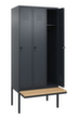 C+P locker Classic Plus met bank, vakbreedte 300 mm  S