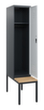 C+P locker Classic Plus met bank, vakbreedte 400 mm  S