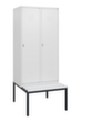 C+P locker Classic Plus met bank, vakbreedte 400 mm