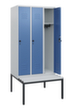 C+P locker Classic Plus met bank, vakbreedte 300 mm  S