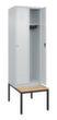 C+P locker Classic Plus met bank, vakbreedte 300 mm  S