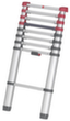 Hailo Telescoop-aanlegladder FlexLine T80 met sporten