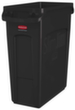 Rubbermaid Afvalverzamelbak Slim Jim® met ventilatiekanalen, 60 l, bruin