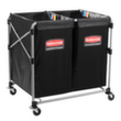 Rubbermaid Waszak X-Cart voor in-/uitklapbare wasgoedwagen voor wasgoedwagens, inhoud 150 l  S