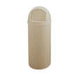 Rubbermaid Brandremmende afvalbak Marshal® Classic, 57 l, beige, deksel beige