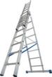 Krause Multifunctionele ladder, 3 x 8 sporten met profiel  S