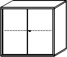 Gera Kast met openslaande deuren Pro, 2 ordnerhoogten  ZOOM