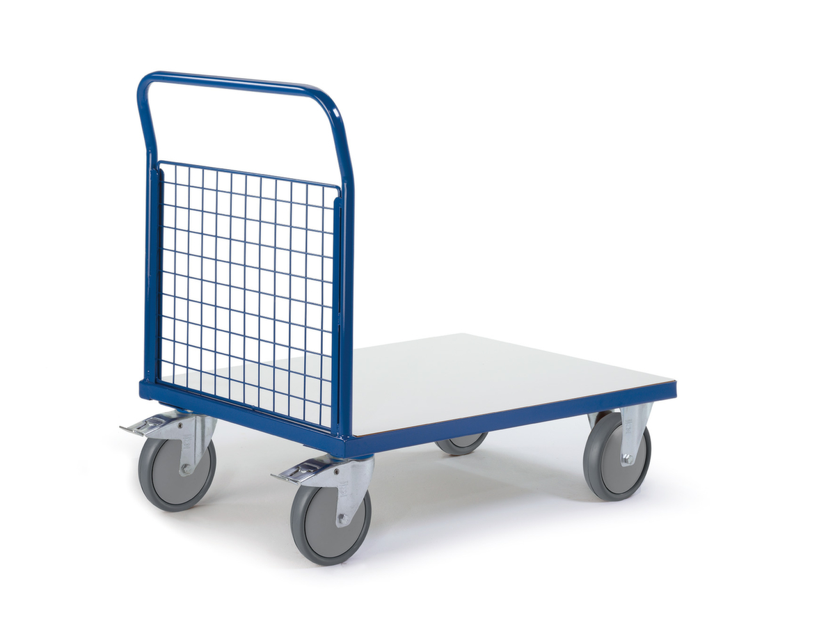 Rollcart ESD-kopwandwagen van gaasmateriaal, draagvermogen 500 kg, laadvlak lengte x breedte 1200 x 800 mm  ZOOM