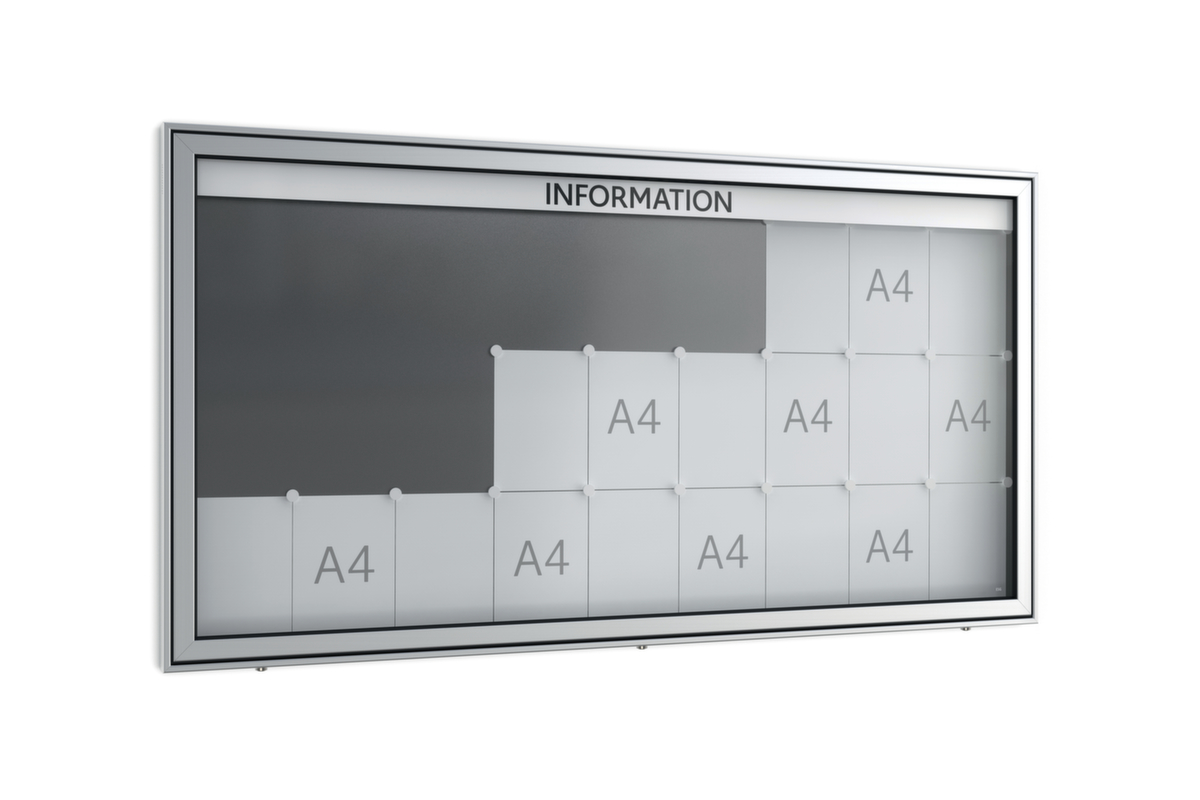 Vitrine met ventilatieopening voor buitenshuis