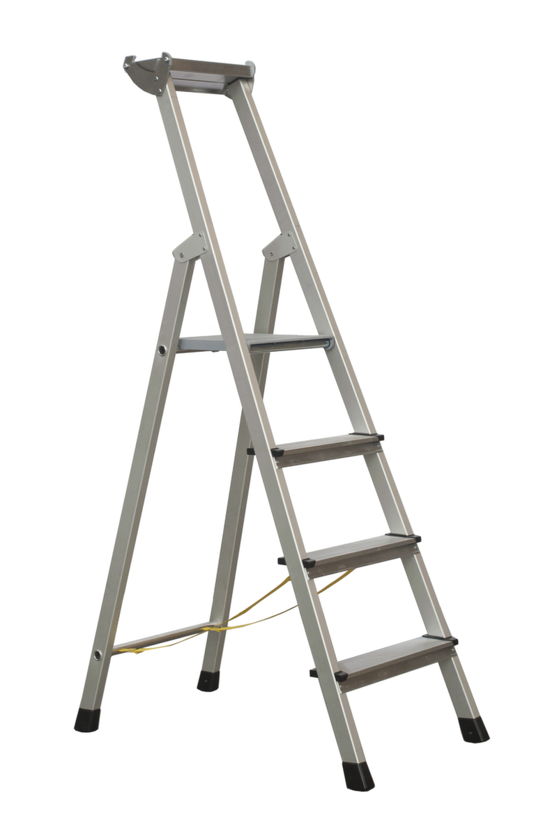 ZARGES Ladder XLstep S eenzijdig te betreden, 4 trede(n) met traanplaatprofiel  ZOOM