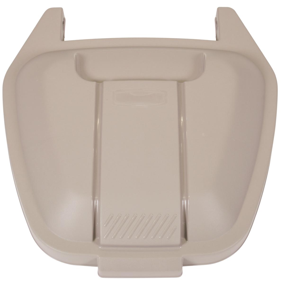 Rubbermaid Container met een inhoud tot 240 l, 100 l, beige, deksel grijs  ZOOM