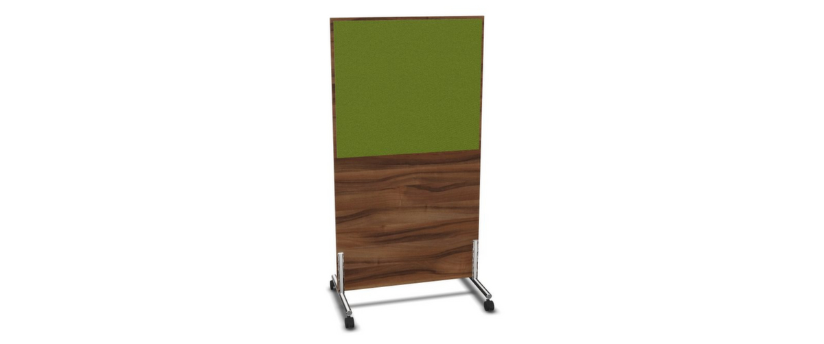 Nowy Styl Scheidingswand E10 van hout met stoffen bekleding, hoogte x breedte 1545 x 800 mm  ZOOM