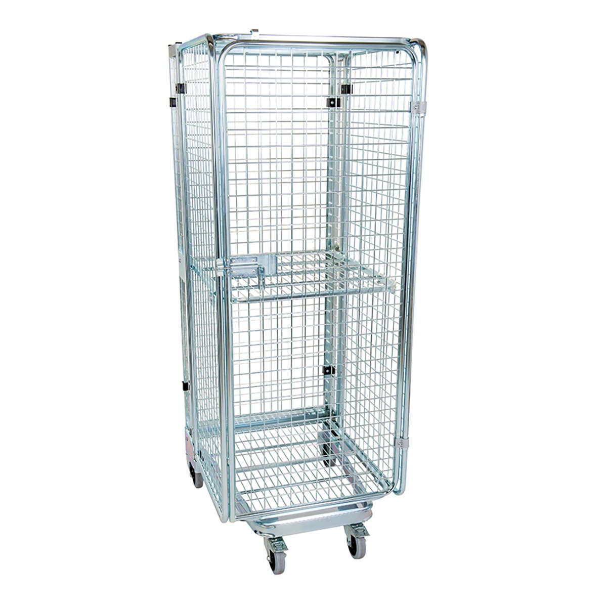 Nestbare veiligheidsrolcontainer nestainer®, draagvermogen 500 kg, lengte x breedte 820 x 725 mm  ZOOM