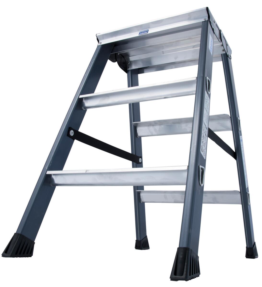 Krause Geëloxeerde dubbele ladder MONTO® SePro D®  ZOOM