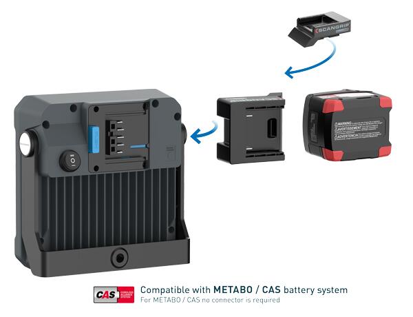 Scangrip floodlight-straler VEGA 2 CONNECT met statief  ZOOM