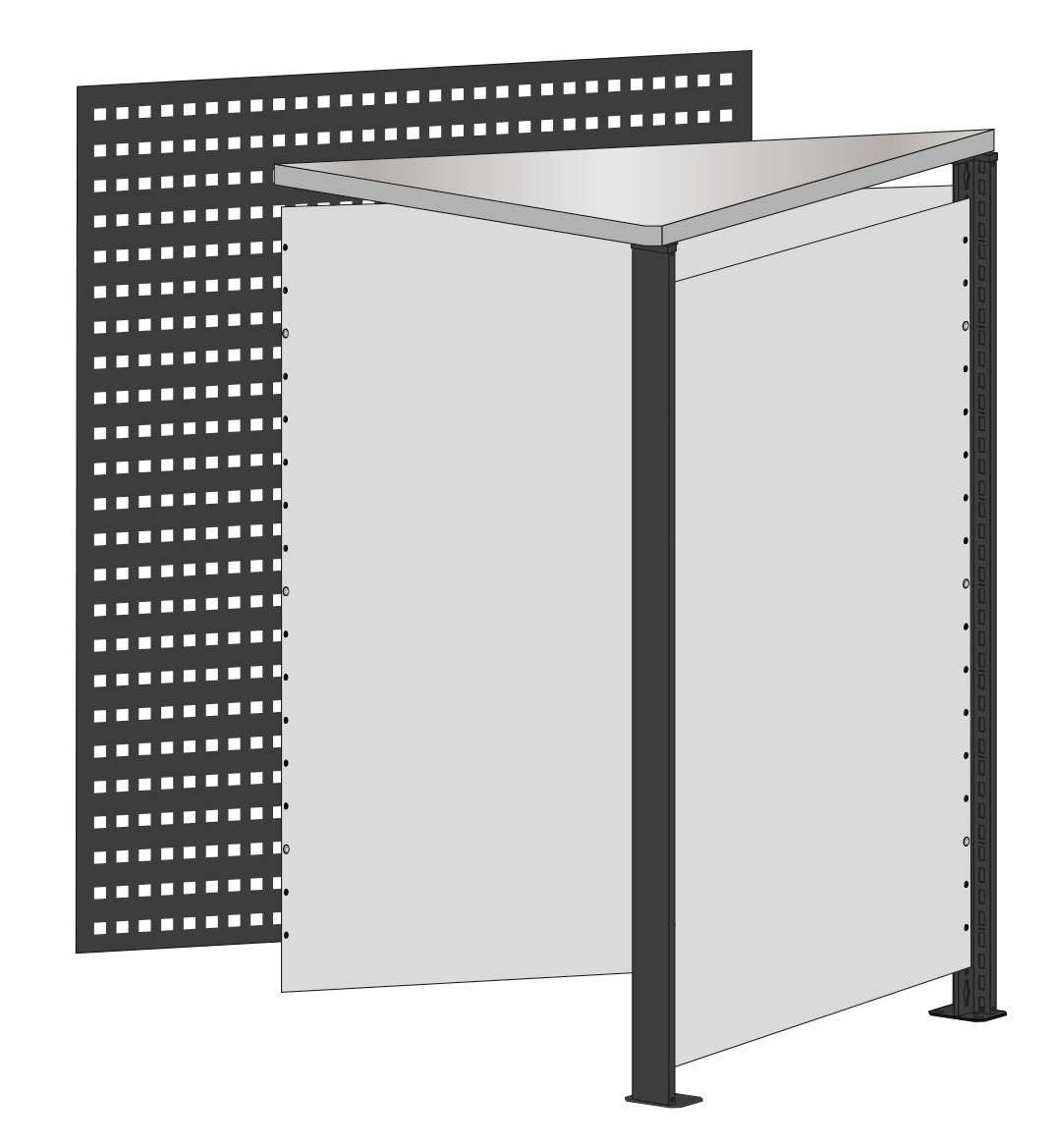 SCHULTE balie-set MULTIplus hoekmodule  ZOOM