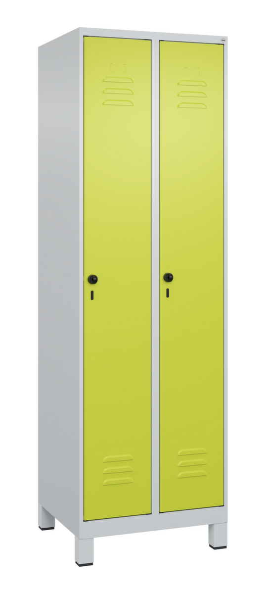 C+P locker Classic Plus met 2 vakken, vakbreedte 300 mm