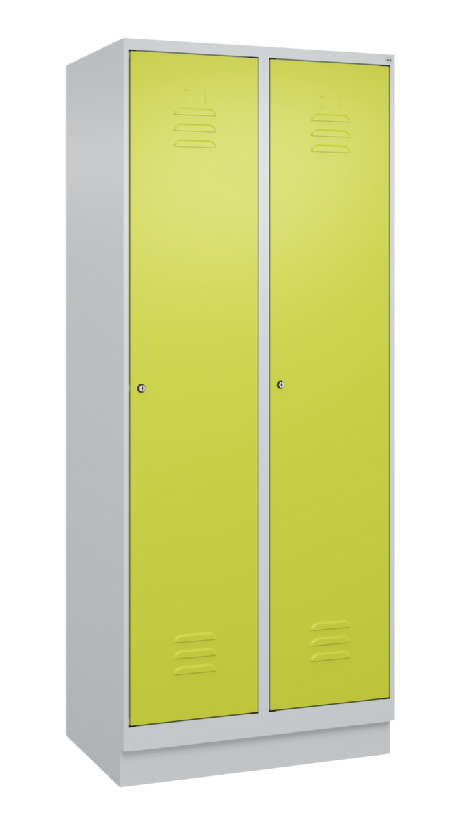 C+P locker Classic Plus met 2 vakken, vakbreedte 400 mm