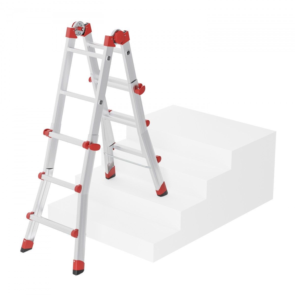 Hailo Multifunctionele reformladder M80  ZOOM