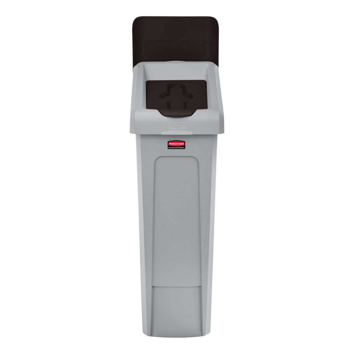 Rubbermaid Deksel Slim Jim® voor Recyclingstation, bruin  ZOOM