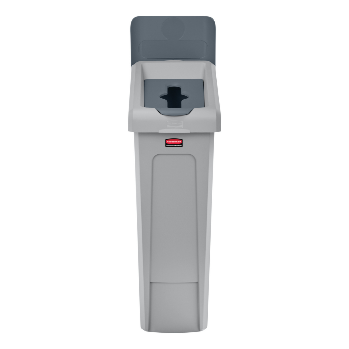 Rubbermaid Deksel Slim Jim® voor Recyclingstation, grijs  ZOOM