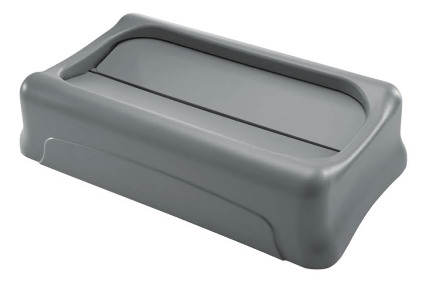 Rubbermaid Tuimeldeksel Slim Jim® voor afvalverzamelaar, grijs  ZOOM