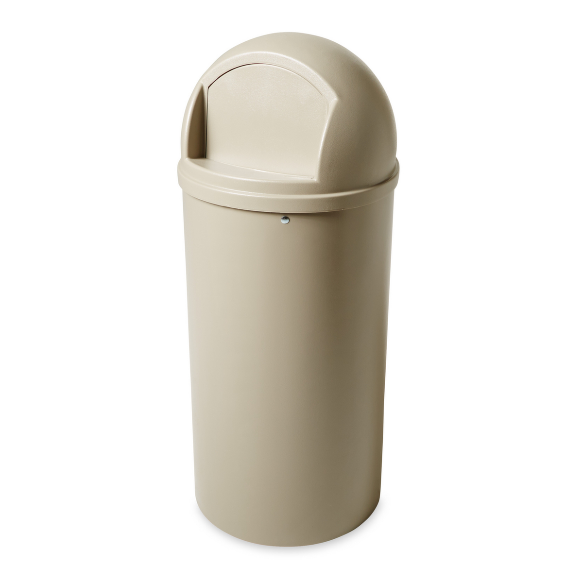 Rubbermaid Brandremmende afvalbak Marshal® Classic, 80 l, beige, deksel beige