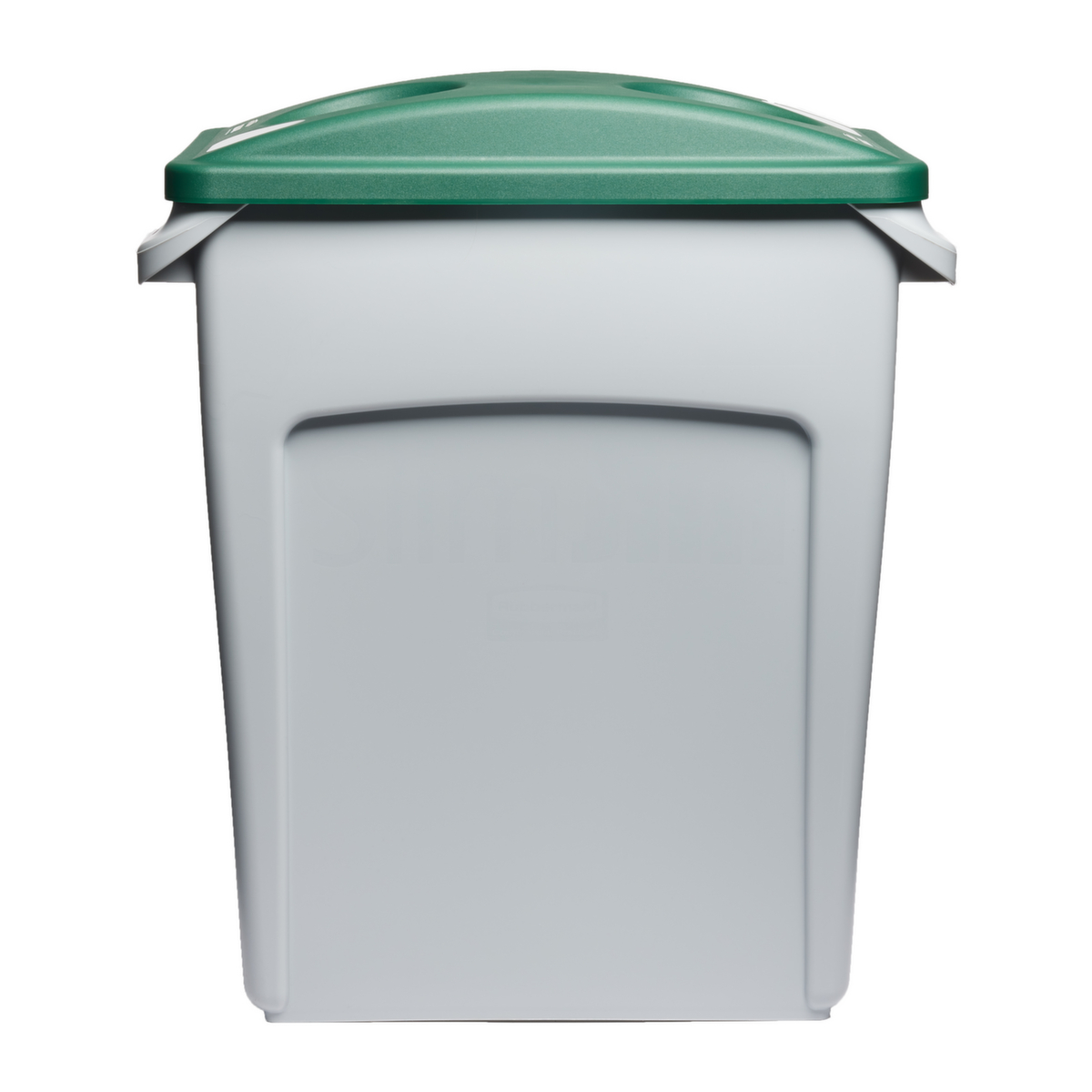 Rubbermaid Deksel Slim Jim® voor flesseninworp voor afvalverzamelaar, groen  ZOOM