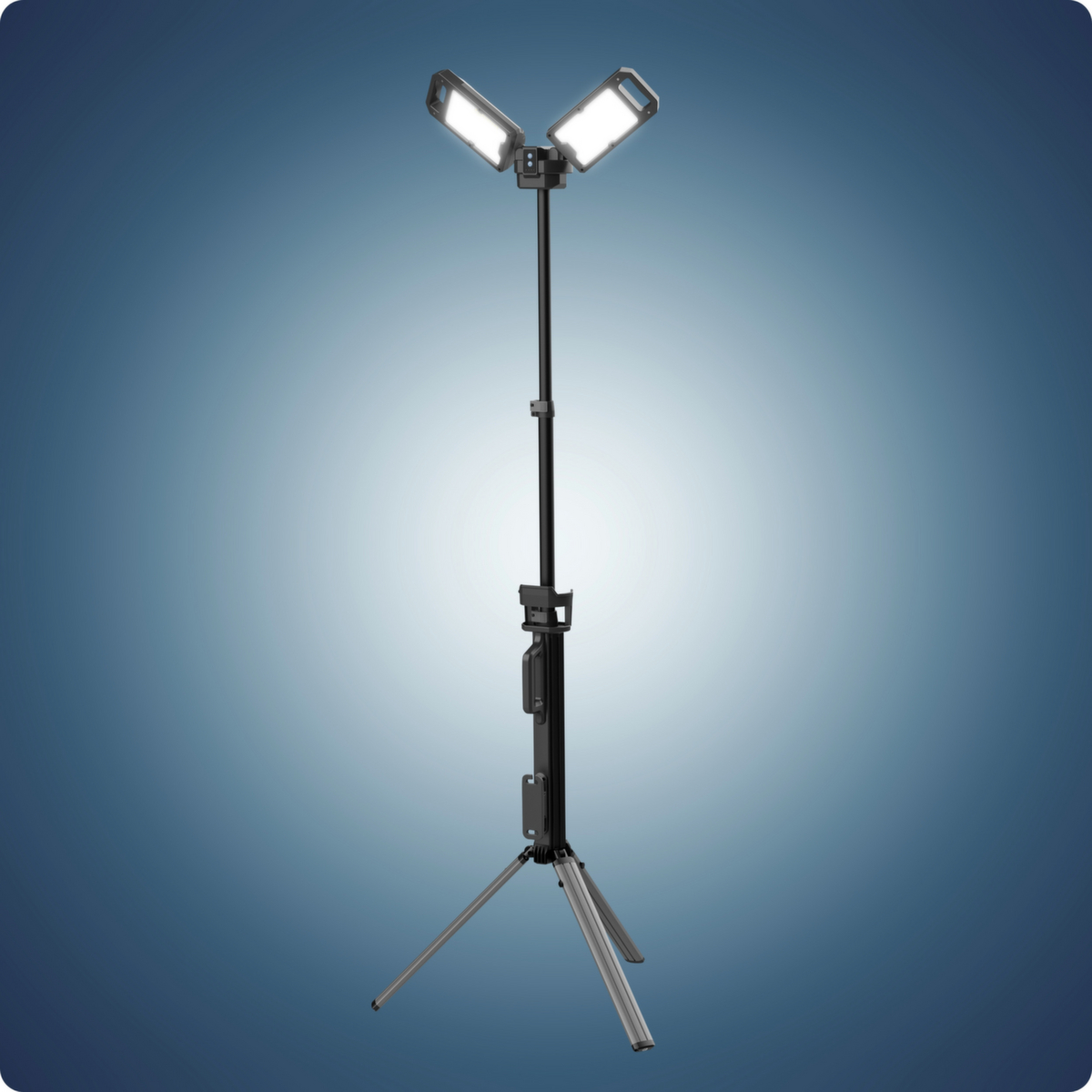 Ansmann Floodlight met 2 lampkoppen  ZOOM