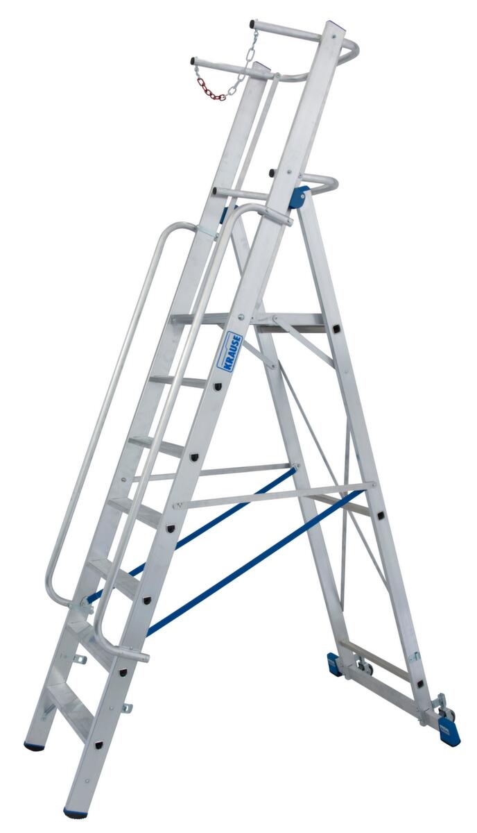 Krause Ladder STABILO® Professional met veiligheidsbeugel + leuning  ZOOM