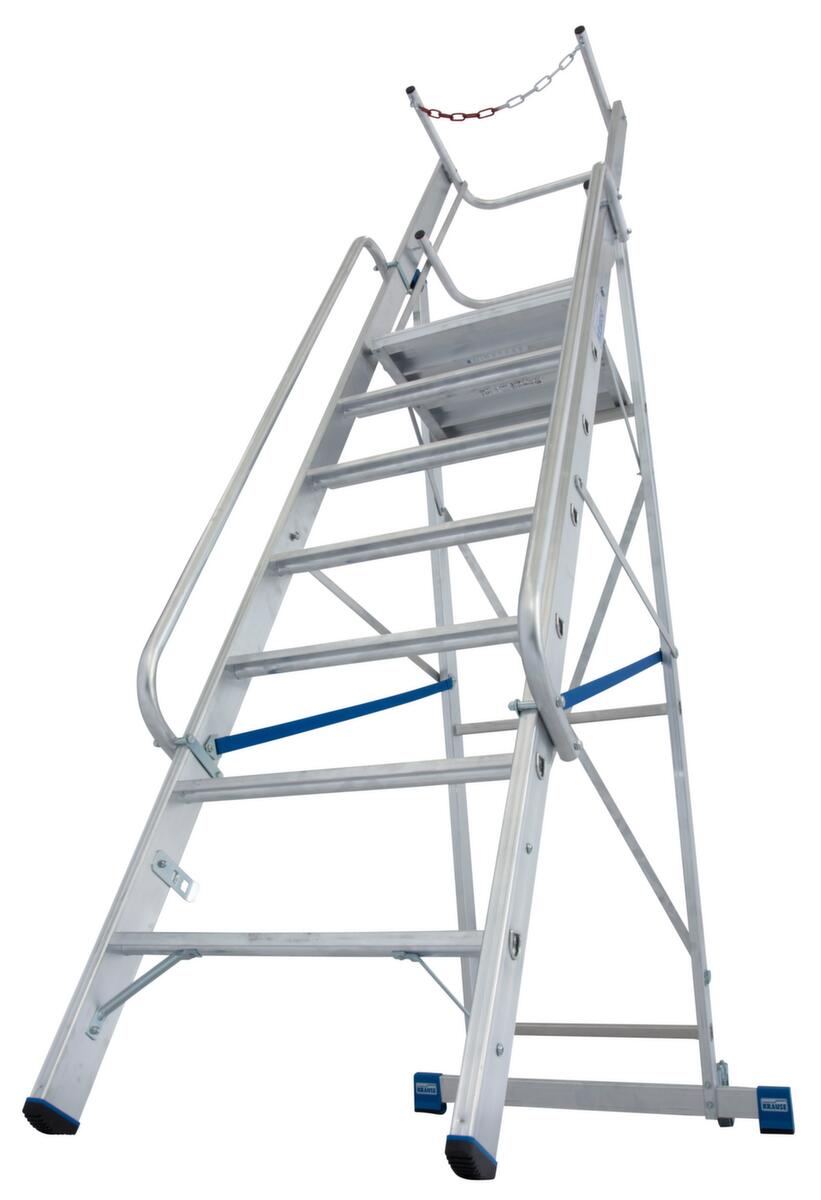 Krause Ladder STABILO® Professional met veiligheidsbeugel + leuning  ZOOM