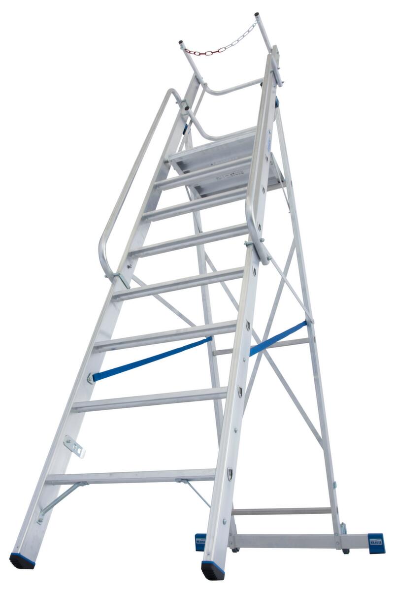 Krause Ladder STABILO® Professional met veiligheidsbeugel + leuning  ZOOM