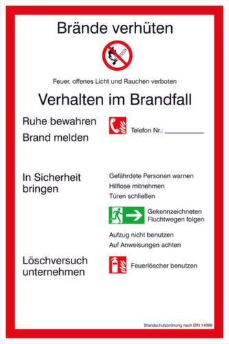 Brandbeveiligingsbord brandblusser