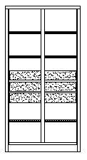 PAVOY Zwaarlastkast Basis met laden, breedte 1040 mm