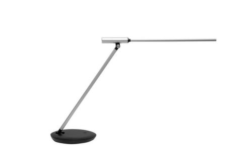 MAUL dimbare LED-bureaulamp MAULrubia colour vario, licht koud- tot warmwit, zilverkleurig/zwart