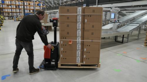 EP Zelfrijdende elektrische palletwagen XP15+, 1500 kg draagvermogen, polyurethaan/polyurethaan